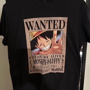 Black One Piece Graphic T-Shirt